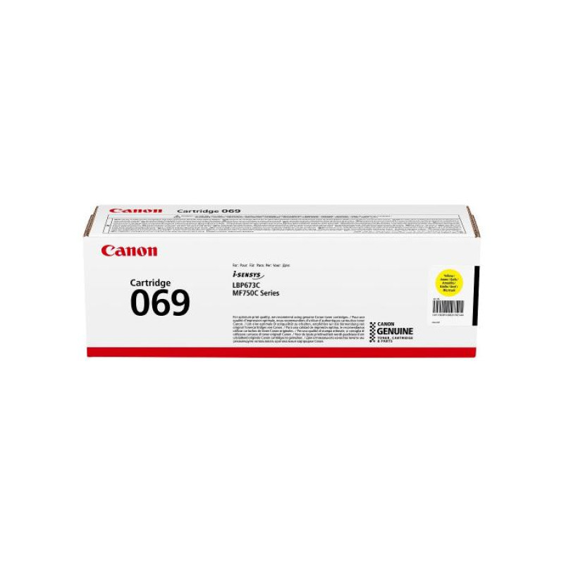 Лазерный картридж Canon CRG-069, Yellow