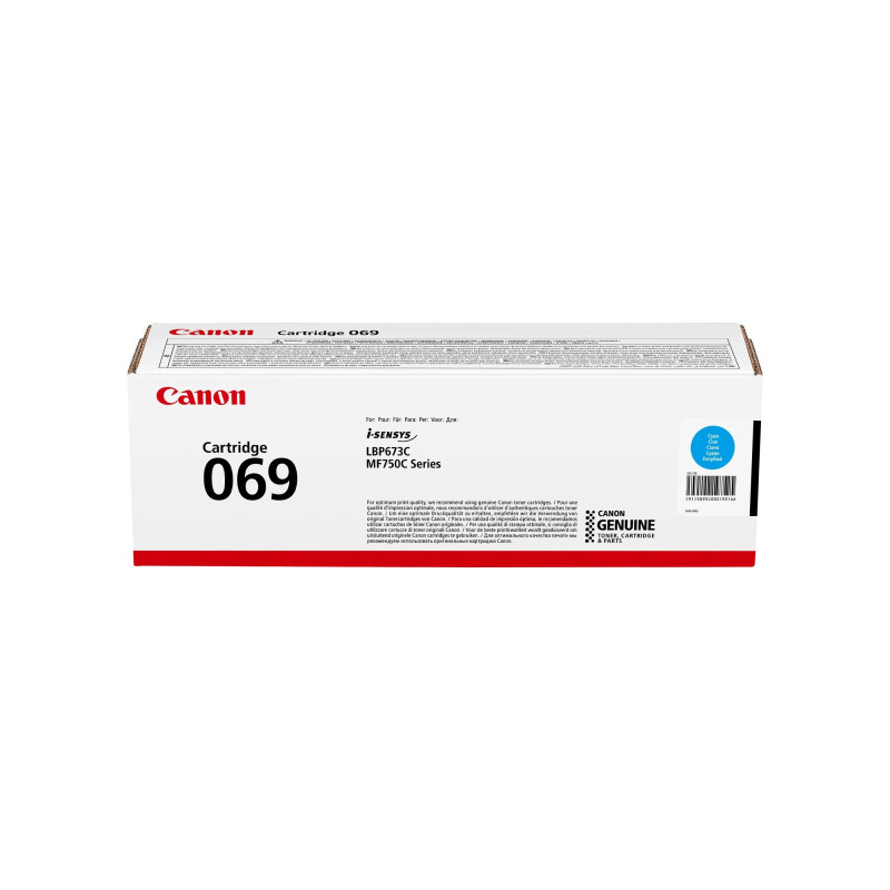 Лазерный картридж Canon CRG-069, Cyan