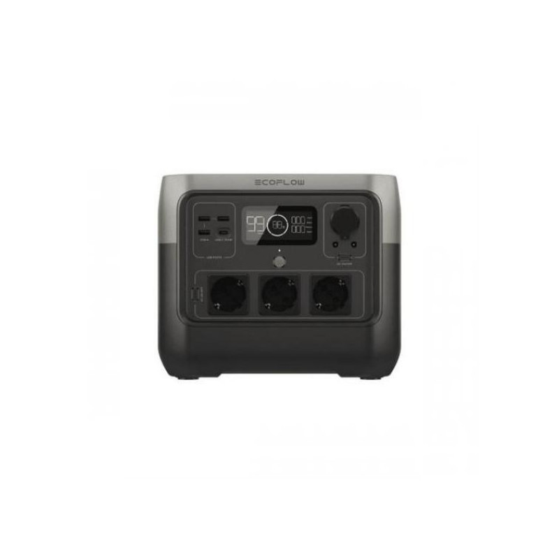 Портативная электростанция EcoFlow RIVER 2 PRO, ёмкость: 768 Вт⋅ч, выходная мощность переменного тока: 800 Вт (пиковая 1600 Вт), количество розеток: 11 (4 розетки переменного тока, 3 USB-A, USB-C, 2 выхода постоянного тока 5521, выходная мощность автомоби