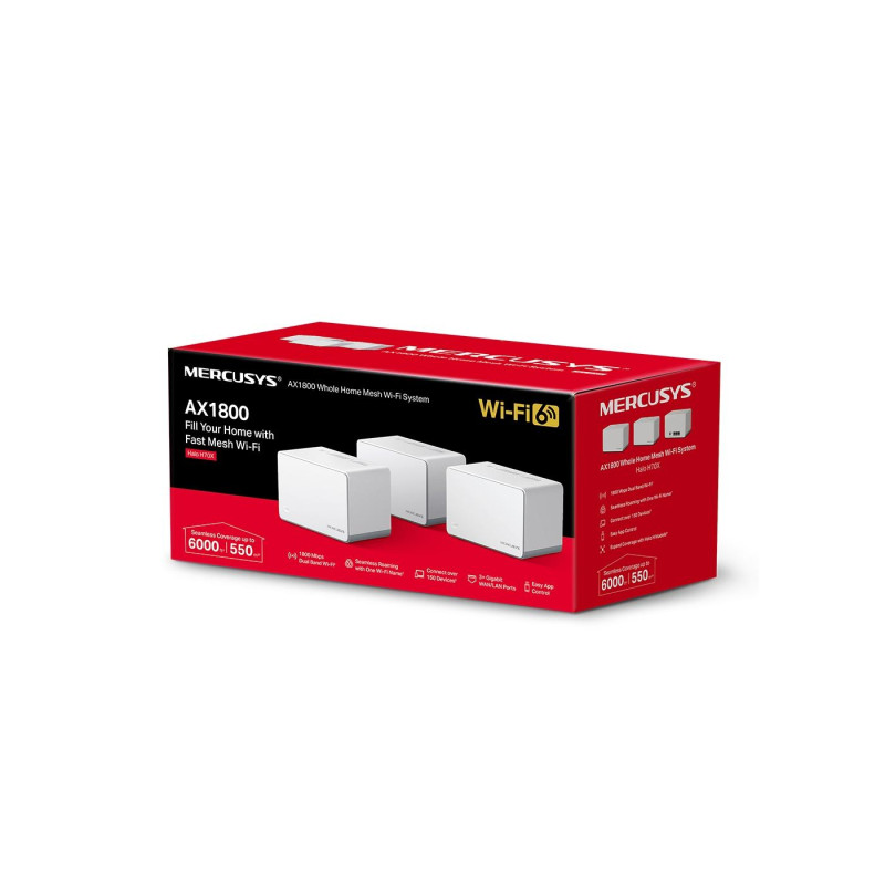 Роутер Mercusys Halo H70X (3-pack)