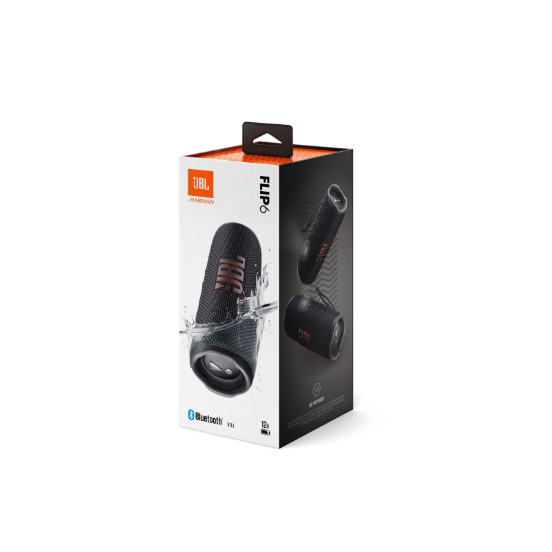 Портативная колонка JBL Flip 6, Black