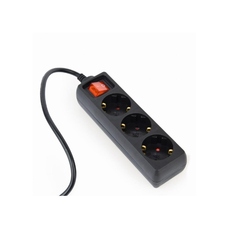 Сетевой фильтр Gembird EG-PSU3-01, Black