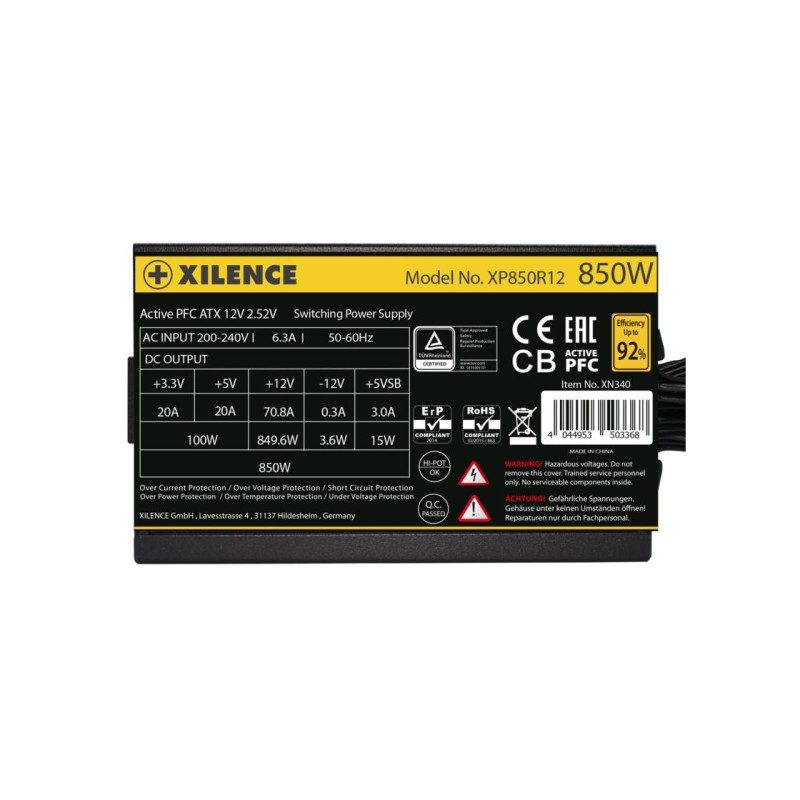 Блок питания 850W Xilence XP850R12 Gaming Gold Series