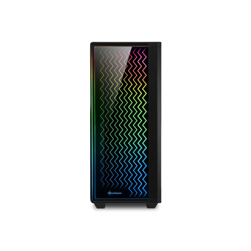 Корпус для ПК Sharkoon RGB Lit 200, Black