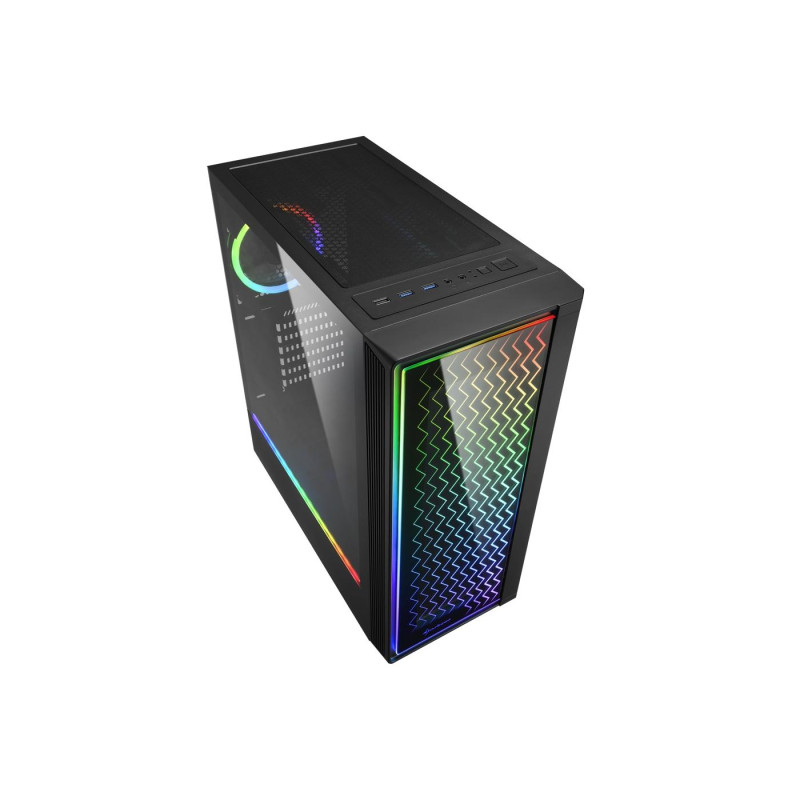 Корпус для ПК Sharkoon RGB Lit 200, Black