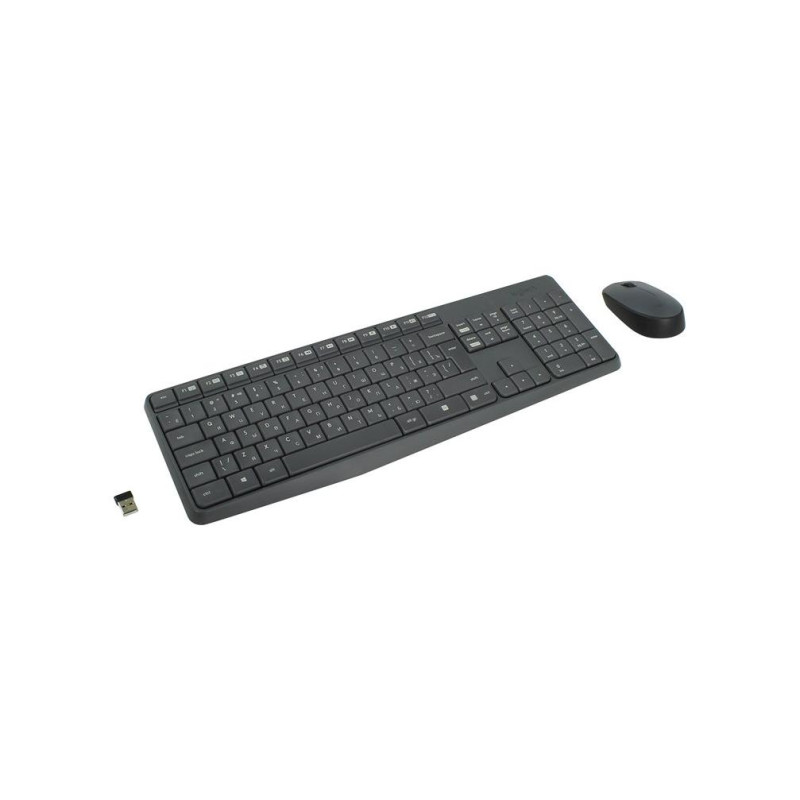 Клавиатура Logitech MK235, черная, LO 920-007931