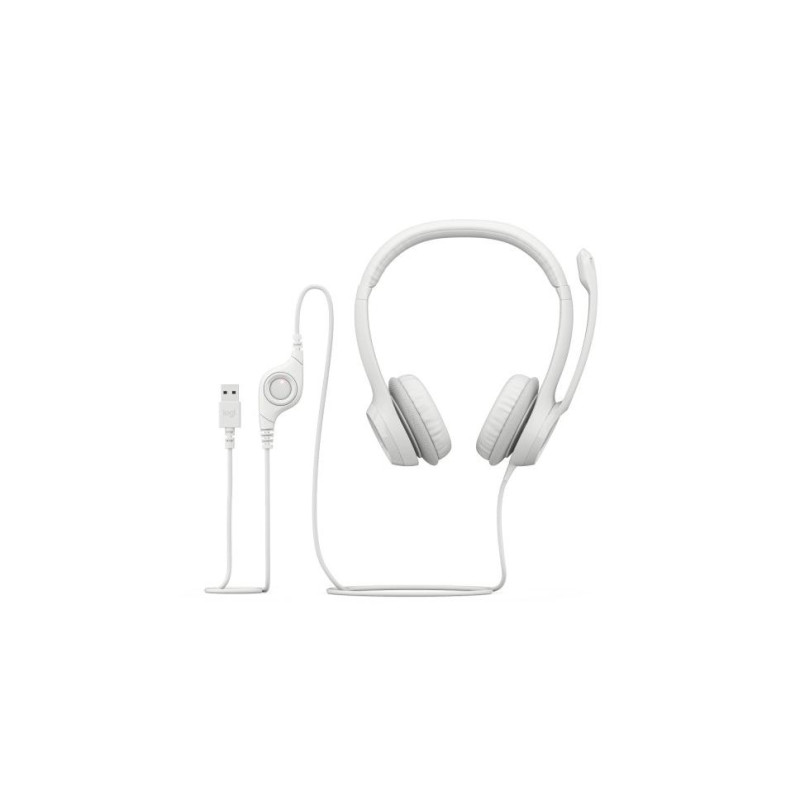 Наушники Logitech H390, Off-White