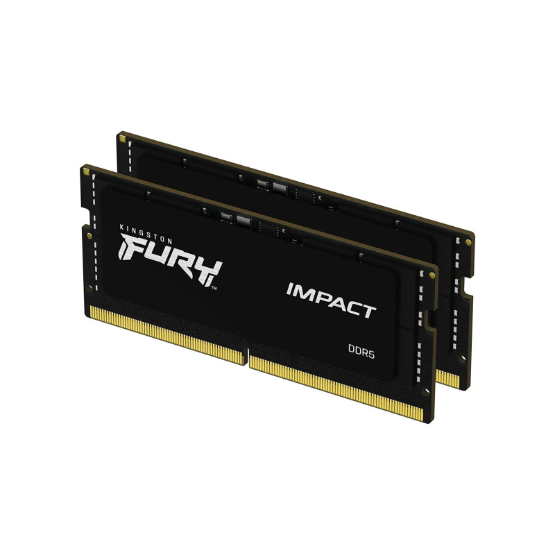 Оперативная память SODIMM DDR5 32GB (Kit of 2x16GB) Kingston Fury Impact, Black