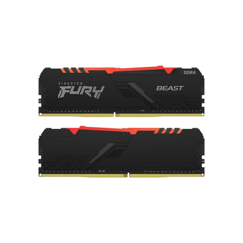 Оперативная память 32GB (Kit of 2x16GB) DDR4-3733 Kingston Fury Beast DDR4 RGB