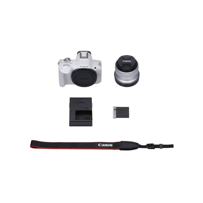 Фотоаппарат Canon EOS R50 STM Kit, White