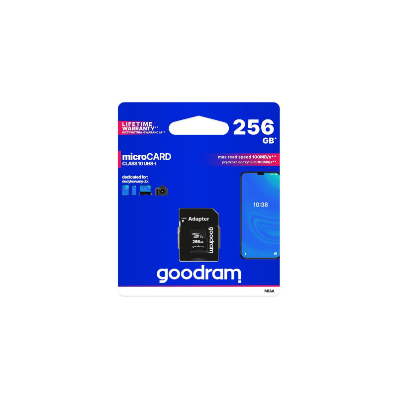 256 GB MicroSD Goodram M1AA