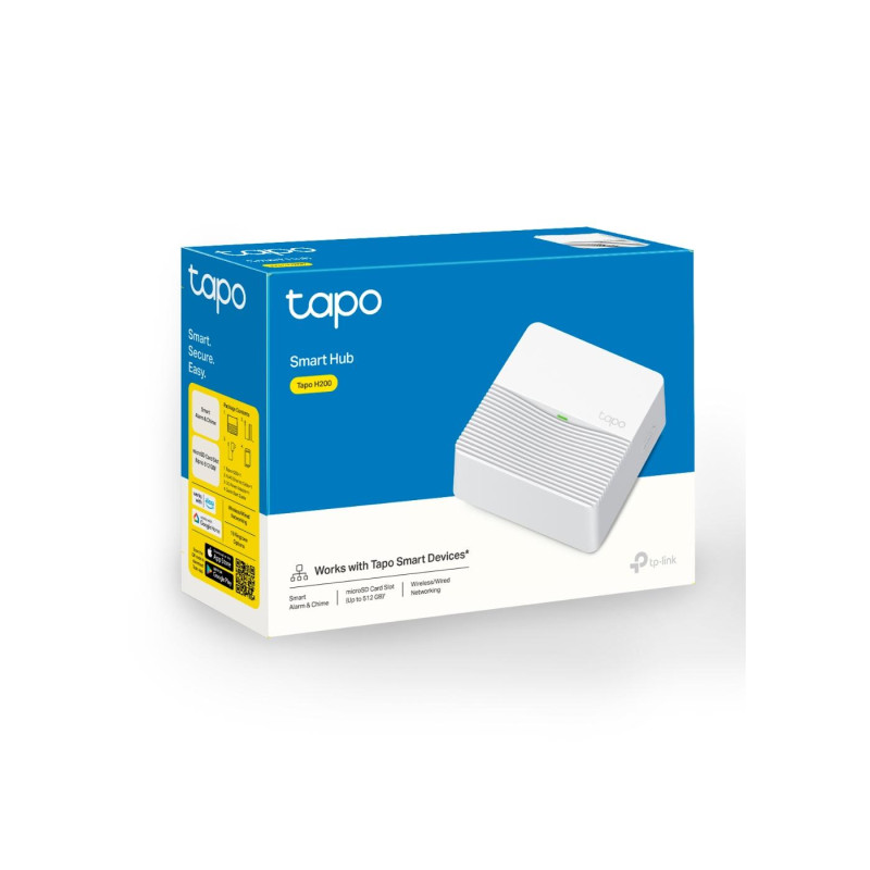 Концентратор TP-LINK Tapo H200, белый, интеллектуальный концентратор IoT, подключение до 64 интеллектуальных устройств, энергосберегающий способ подключения