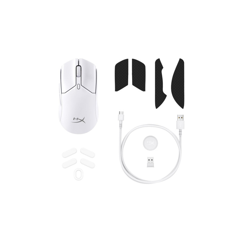 Мышь HyperX Pulsefire Haste 2 Mini, Wireless, White
