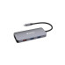 Многопортовый концентратор Verbatim 9-в-1 USB-C Pro CMH-09, 2x USB 3.2-A (Gen 1), 1x UB3.2-A (Gen 2), 2x USB 3.2-C (Gen 2), HDMI 4K, RJ45