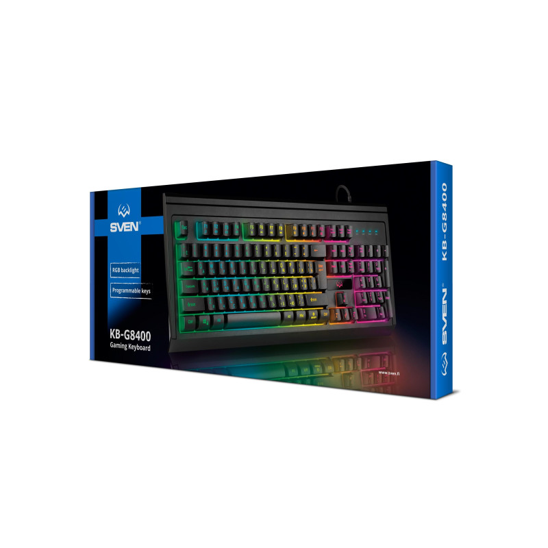 Клавиатура Sven KB-G8400, EN/RU, Black