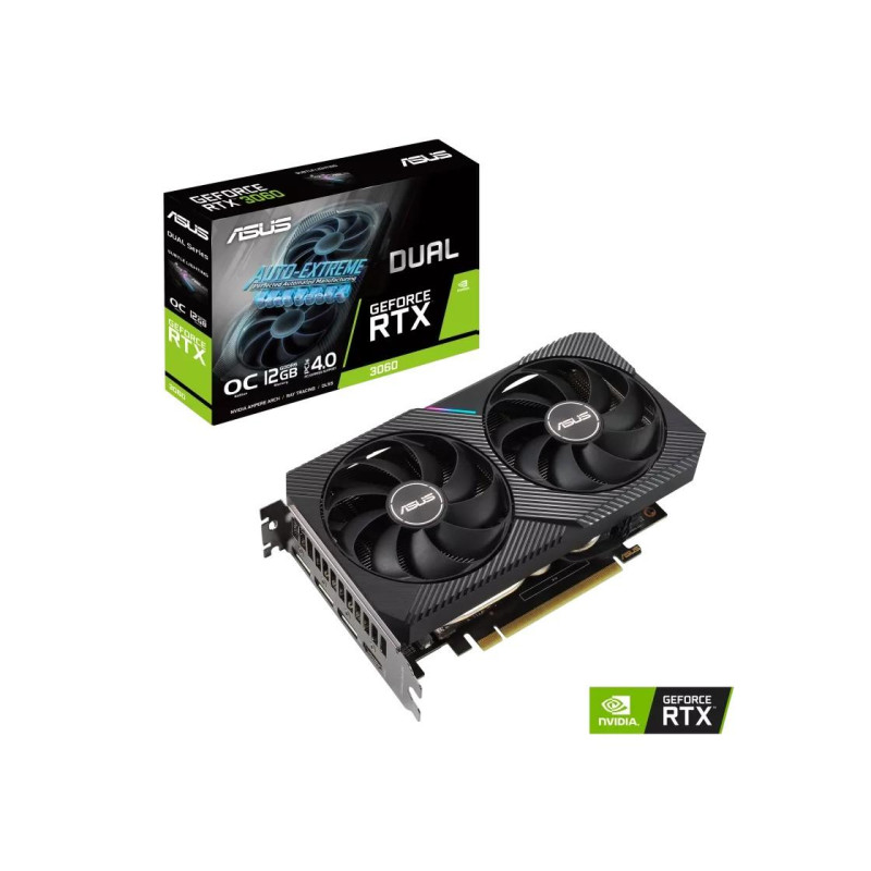 Placa Video Asus Dual GeForce RTX 3060 V2 OC Edition