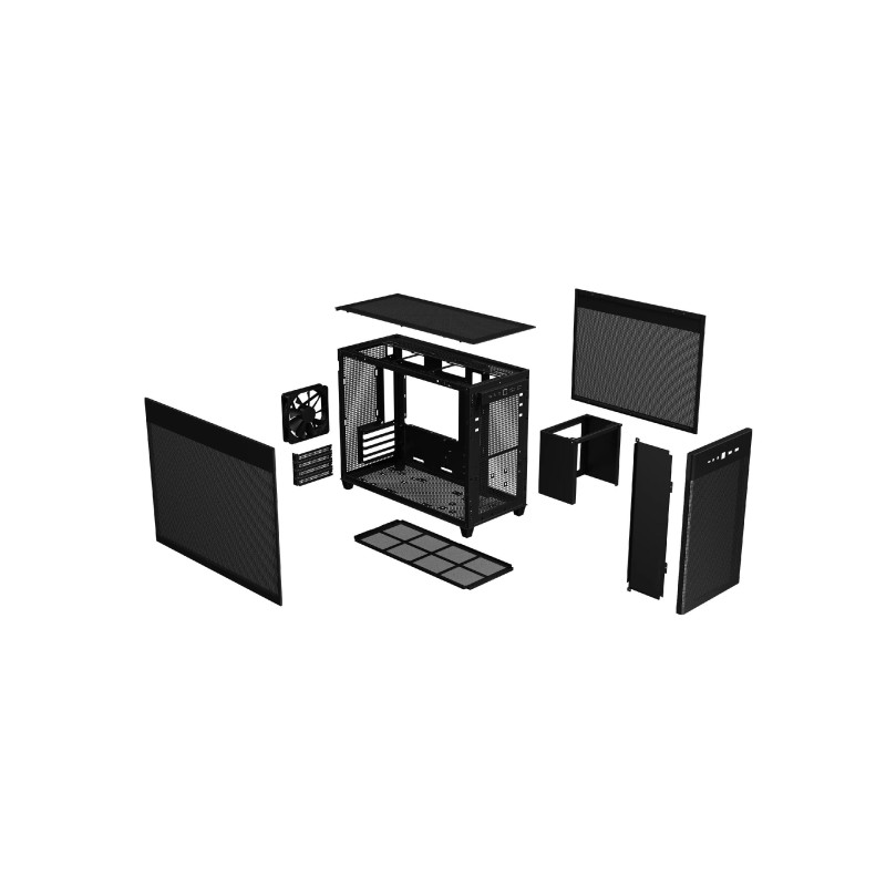 Сетчатый чехол для ПК Asus Prime AP201, черный
