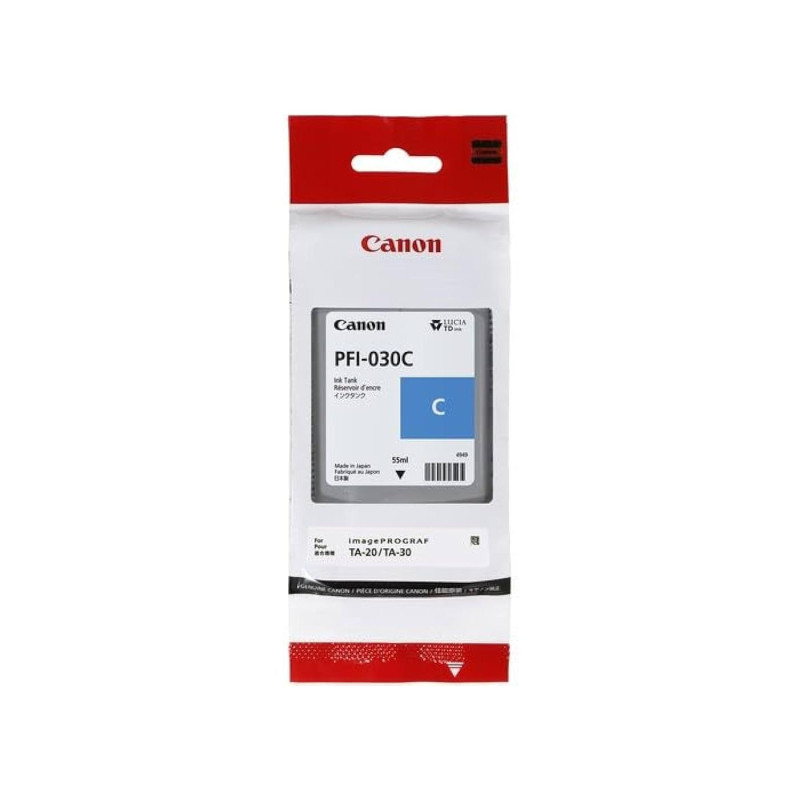 Картридж с чернилами Canon PFI-030 Cyan, black, 55ml for TM240,TM340