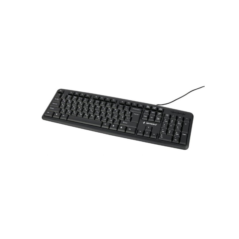 Клавиатура Gembird KB-U-103-UA, Black, GMB KB-U-103-UA
