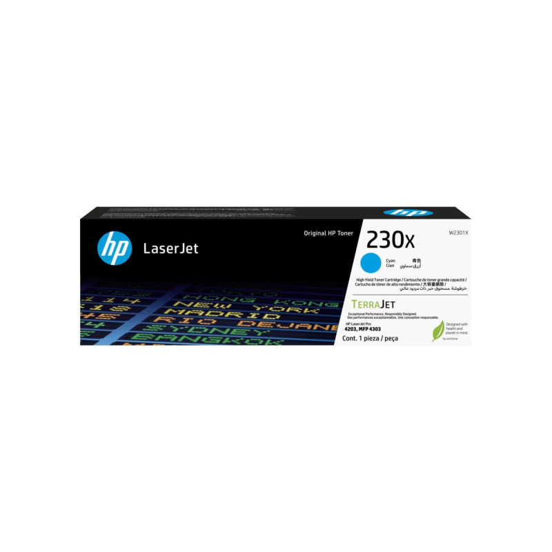 Тонер HP 230X, голубой