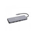 Многопортовый концентратор Verbatim 13-в-1 USB-C Pro CMH-13, 3x USB 3.2-A (Gen 1), 1x USB3.2-A (Gen 2), 2x USB2.0-A, 2x USB-C
