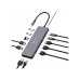 Многопортовый концентратор Verbatim 13-в-1 USB-C Pro CMH-13, 3x USB 3.2-A (Gen 1), 1x USB3.2-A (Gen 2), 2x USB2.0-A, 2x USB-C