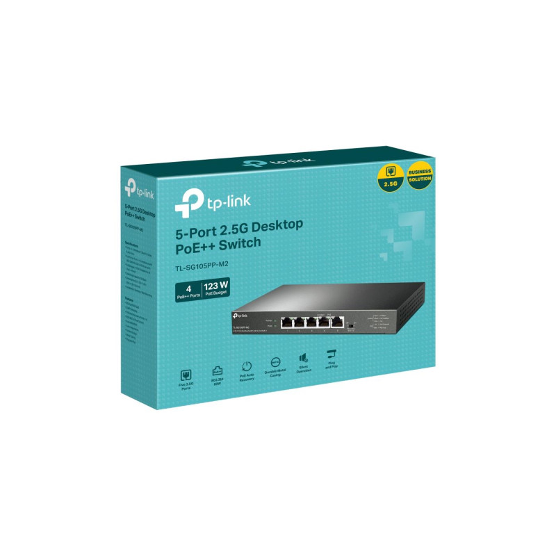 Коммутатор TP-Link TL-SG105PP-M2