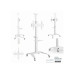 Крепление для телевизора Gembird TVS-70T-02-W, White