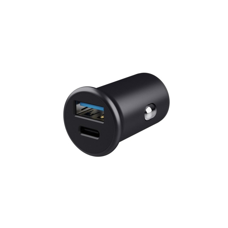 Автомобильное зарядное устройство Trust Qmax 30 Вт Ultra-Fast Dual USB, черное, TR_25197