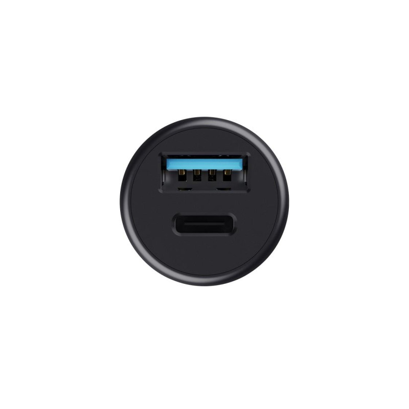Автомобильное зарядное устройство Trust Qmax 30 Вт Ultra-Fast Dual USB, черное, TR_25197