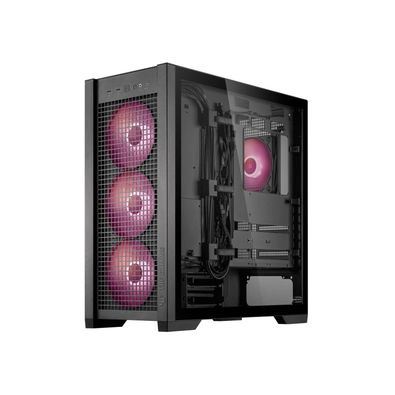 Корпус для ПК Asus TUF Gaming GT302 ARGB, черный
