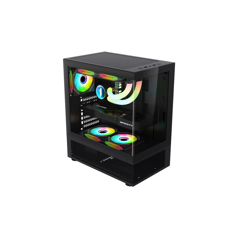 Корпус для ПК 1STPLAYER Mi7-A, Mi7-A-BK-2FBR-1FB