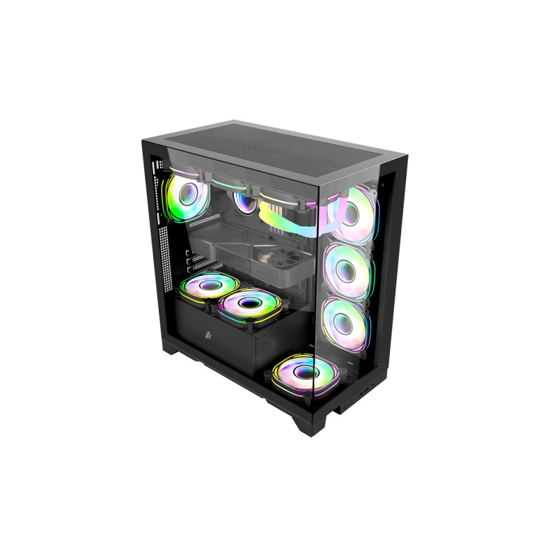 Carcasa PC 1STPLAYER Mi8, Black