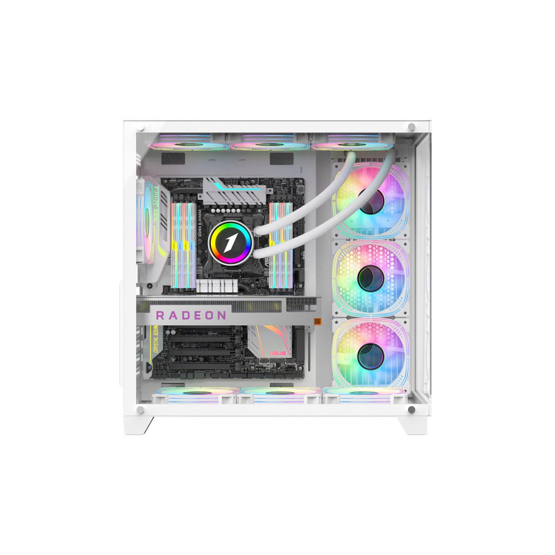 Корпус для ПК 1STPLAYER MV8-TP, White