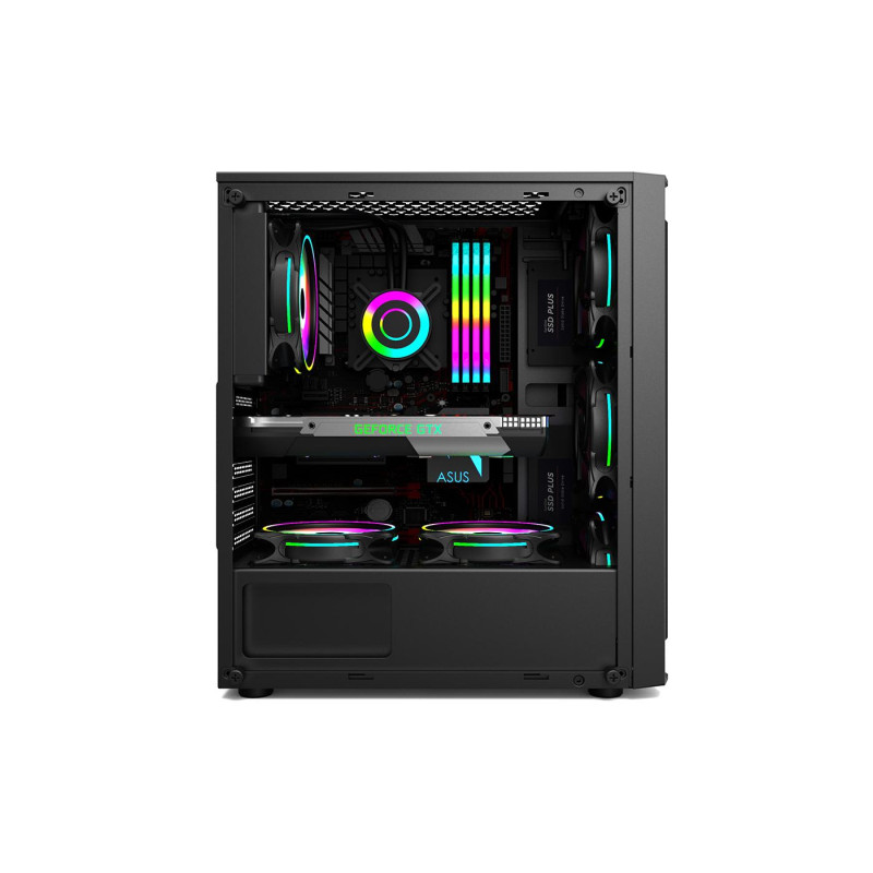 Корпус для ПК 1STPLAYER RB-4, Black