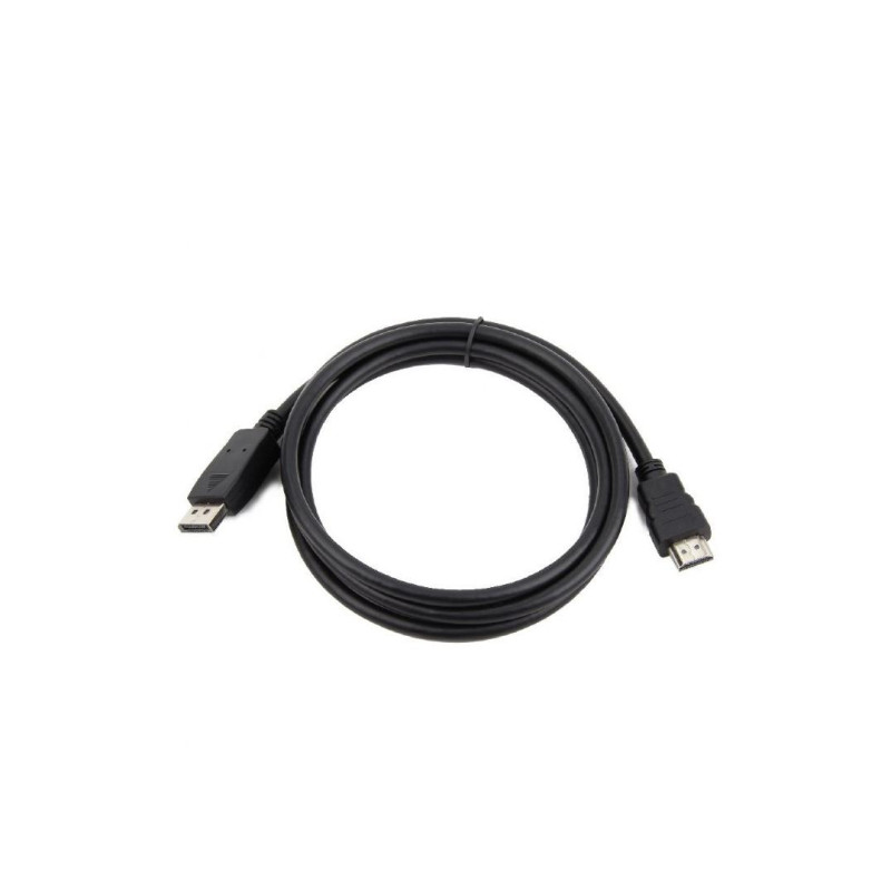 Кабель DP-HDMI - 5 м - Cablexpert CC-DP-HDMI-5M, только кабель HDMI тип A (штекер) - DP (штекер), (кабель не является двусторонним)