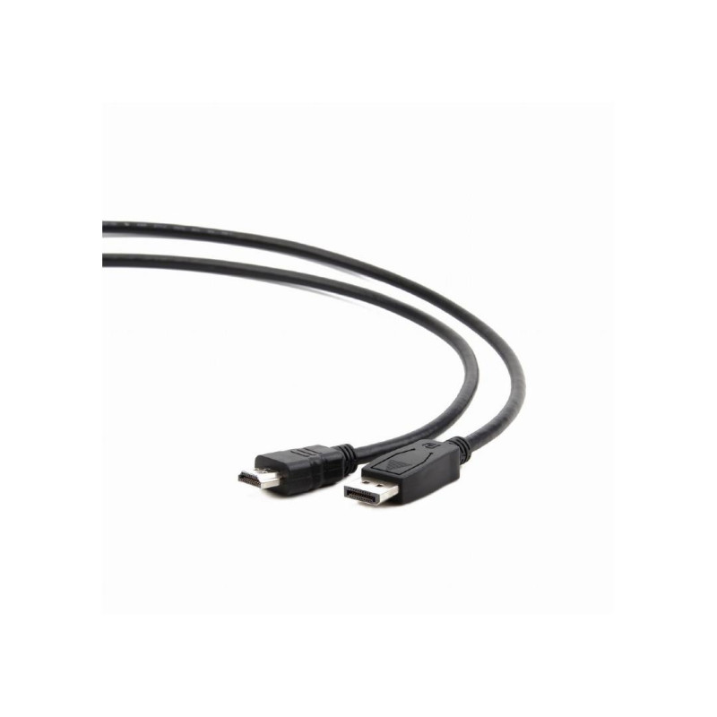 Кабель DP-HDMI - 5 м - Cablexpert CC-DP-HDMI-5M, только кабель HDMI тип A (штекер) - DP (штекер), (кабель не является двусторонним)