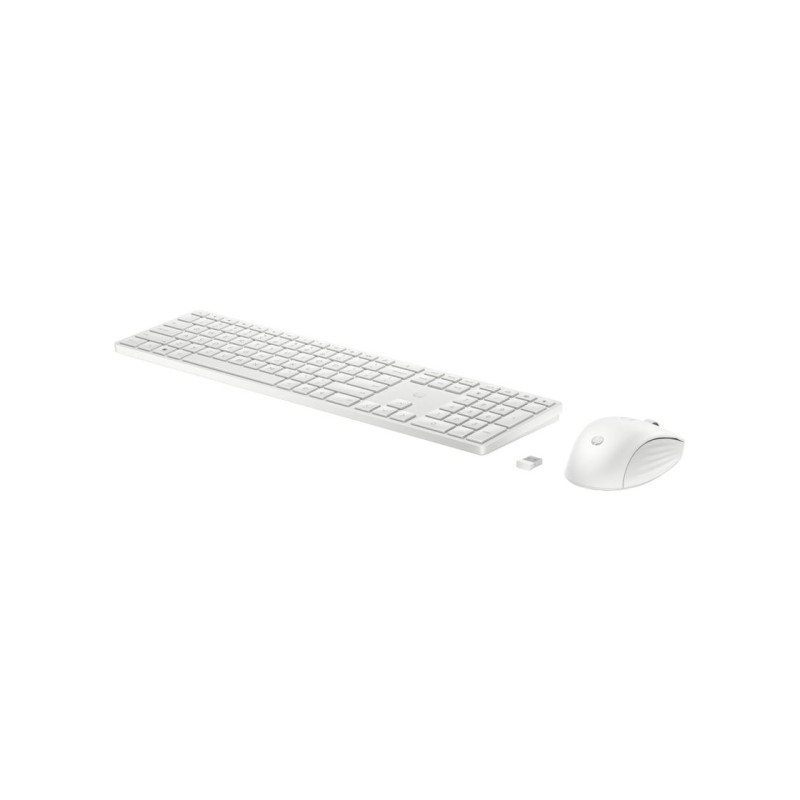 Клавиатура HP 650, Wireless, White, RU