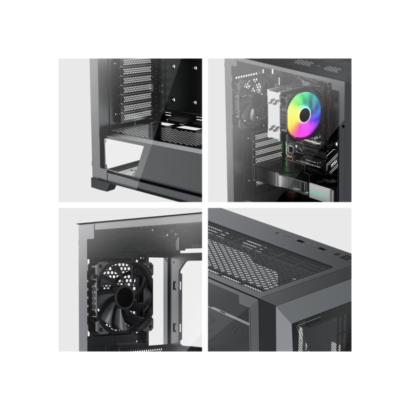 Корпус для ПК Xilence X912.ARGB Xilent X, Black