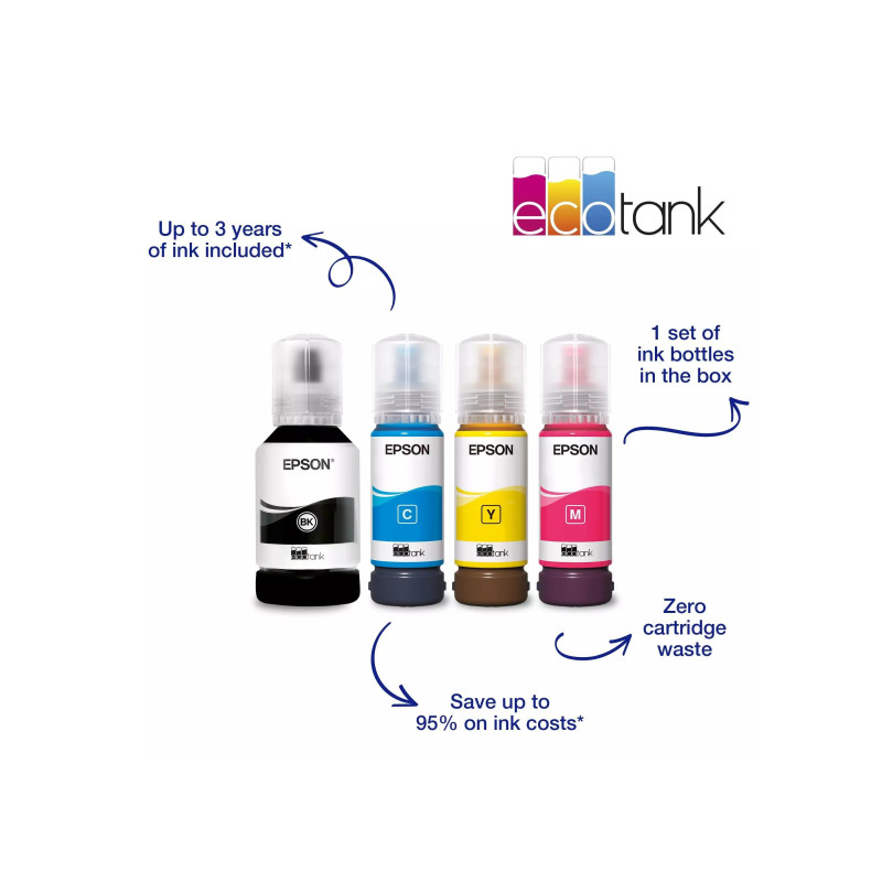 MFD CISS Epson EcoTank L14150 black, Color Printer/Scanner/Copier/Fax, Wi-Fi, A3, Print 4800x1200dpi, 3pl, blue