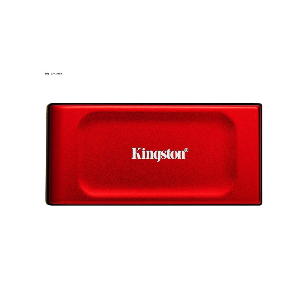 SSD Extern 2.0TB Kingston XS1000, Red