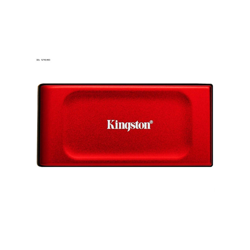 Внешний SSD 2.0TB Kingston XS1000, Red