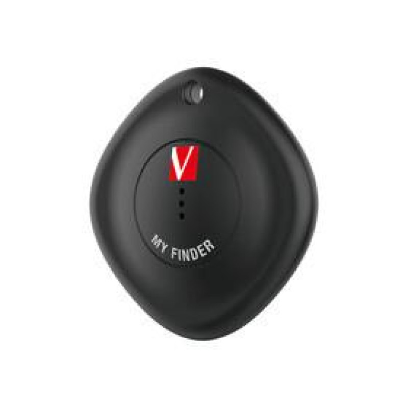 VERBATIM My Finder Bluetooth Tracker 1 Pack, черный, работает ИСКЛЮЧИТЕЛЬНО с устройствами Apple в приложении «Find My»