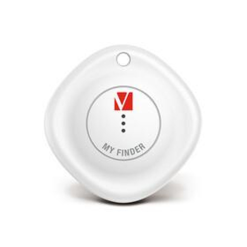 VERBATIM My Finder Bluetooth Tracker 2 Pack, черный и белый, работает ИСКЛЮЧИТЕЛЬНО с устройствами Apple в "