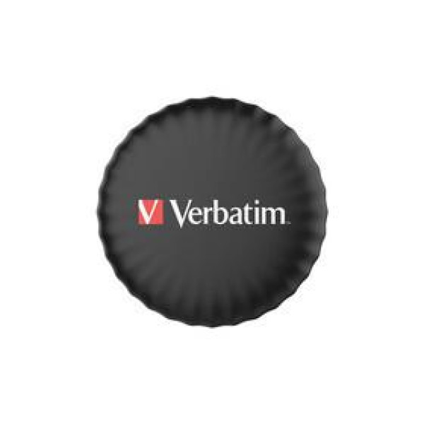 VERBATIM My Finder Bluetooth Coin Tracker 1 Pack, Black, Works EXCLUSIVELY with the Apple devices in "Find My 