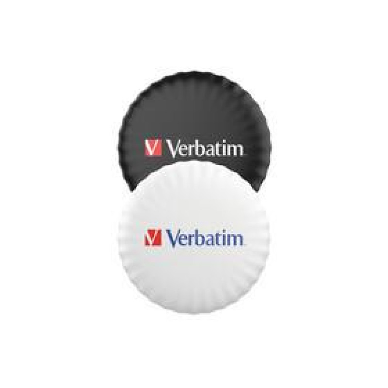 VERBATIM My Finder Bluetooth Coin Tracker 2 Pack, черный и белый, работает ИСКЛЮЧИТЕЛЬНО с устройствами Apple в &