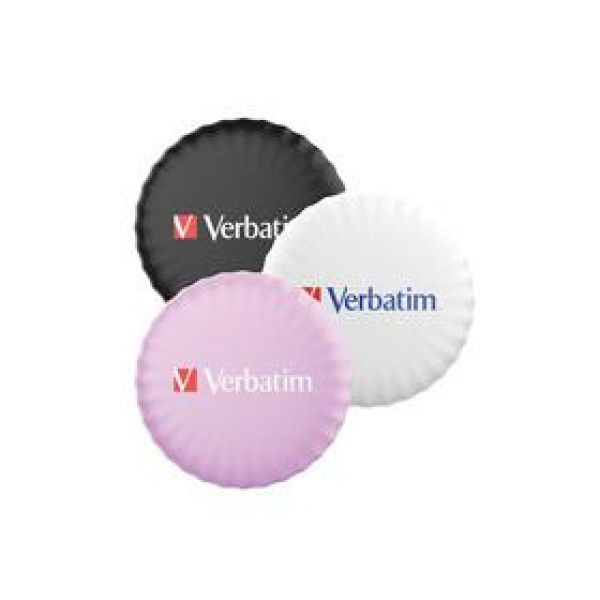 VERBATIM My Finder Bluetooth Coin Tracker 3 Pack, Black / White / Purple, Works EXCLUSIVELY with the Apple devices 