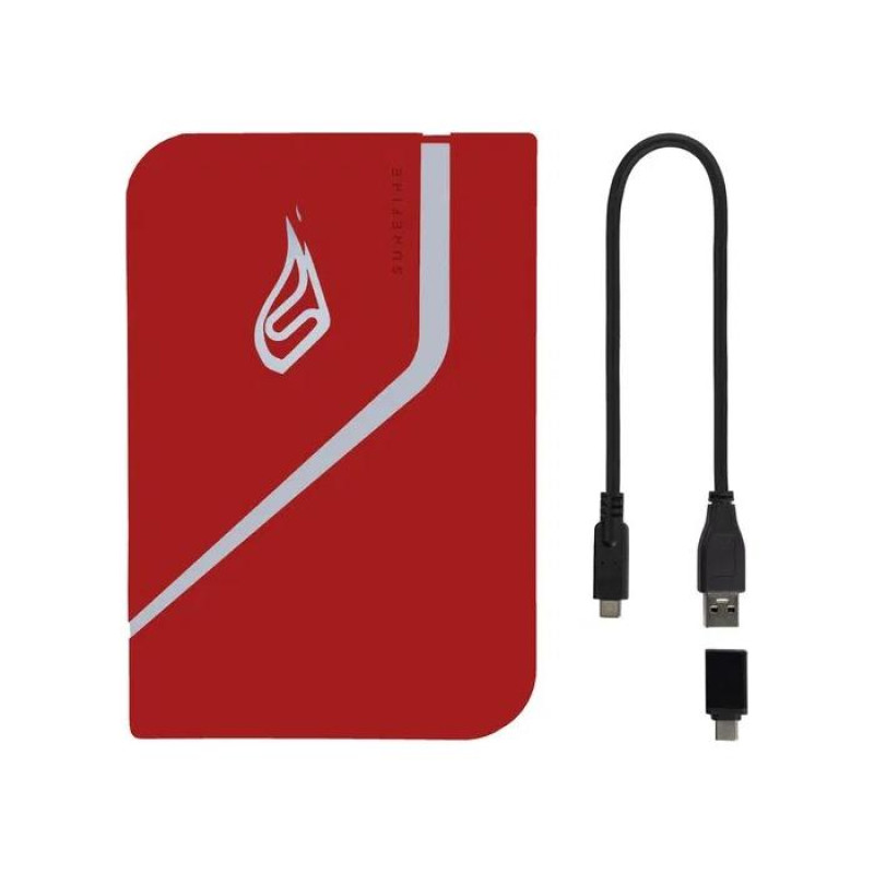 Внешний SSD 1.0TB Verbatim Surefire PyroDrive, Red