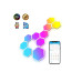 Hexagon Lights GOVEE Glide Hexa Light Panels 10 Pack, Wi-Fi + BT, многоцветный, рассеянные световые эффекты RGBIC, без концентратора
