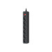 Сетевой фильтр Sven SF-06E, 6 Sockets, 5 m, Black